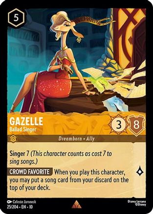 Gazelle - Ballad Singer (25/204) - Whispers in the Well