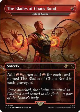 The Blades of Chaos Bond - Rite of Flame (SLD-2209) - Secret Lair Drop Series Foil