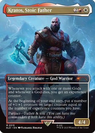 Kratos, Stoic Father (SLD-2213) - Secret Lair Drop Series