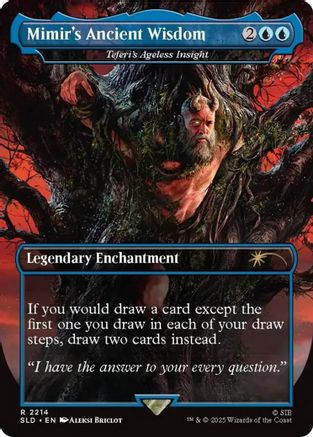 Mimir's Ancient Wisdom - Teferi's Ageless Insight (SLD-2214) - Secret Lair Drop Series Foil