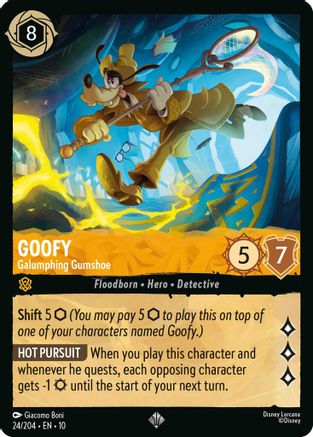 Goofy - Galumphing Gumshoe (24/204) - Whispers in the Well