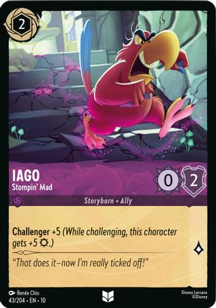 Iago - Stompin' Mad (43/204) - Whispers in the Well Cold Foil