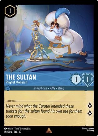 The Sultan - Playful Monarch (151/204) - Whispers in the Well Cold Foil