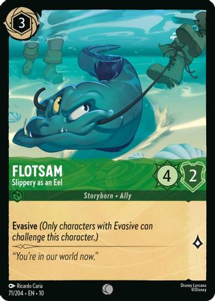 Flotsam - Slippery as an Eel (71/204) - Whispers in the Well Cold Foil
