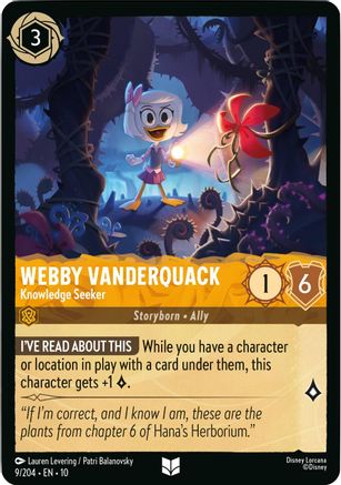 Webby Vanderquack - Knowledge Seeker (9/204) - Whispers in the Well