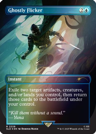 Ghostly Flicker (Rainbow Foil) (SLD-2229) - Secret Lair Drop Series Foil