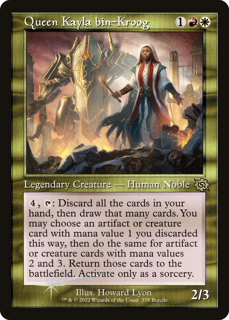 Queen Kayla bin-Kroog (UMP-379) - The Brothers' War Foil
