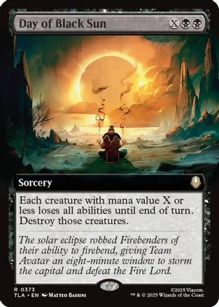 Day of Black Sun (Extended Art) (TLA-373) - Avatar: The Last Airbender
