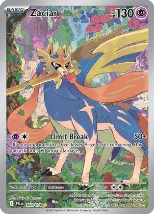 Zacian 100/094 - ME02 Phantasmal Flames Holofoil
