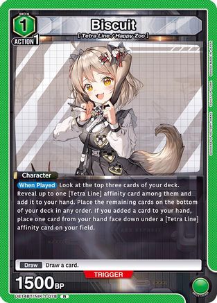 Biscuit (UE14BT/NIK-1-078) - UE14BT GODDESS OF VICTORY NIKKE Foil