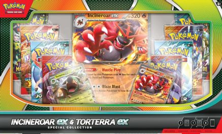 Pokemon: Incineroar ex and Torterra ex Special Collection