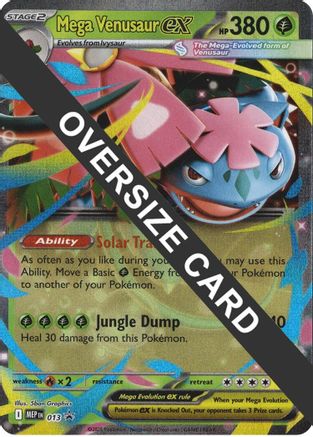 Mega Venusaur ex 013 - Jumbo Cards Holofoil