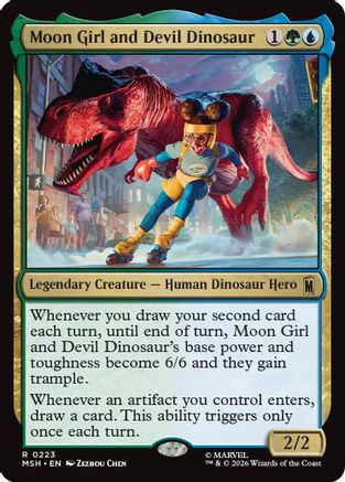 Moon Girl and Devil Dinosaur (MSH-223) - Marvel Super Heroes Foil