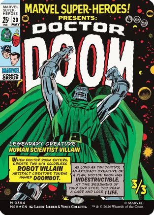 Doctor Doom (Borderless) (MSH-394) - Marvel Super Heroes Foil