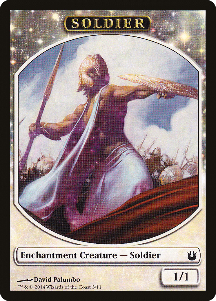 Soldier (BNG-003) - Born of the Gods Tokens: (enchantment)