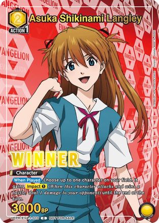 Asuka Shikinami Langley (Winner) (UEPR/EVA-1-010) - Union Arena Promotion Cards Foil