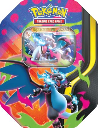 Pokemon: Mega Charizard Tin (Mega Charizard X)