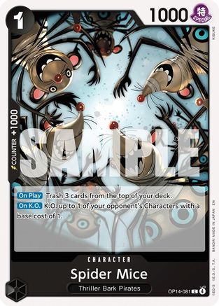 Spider Mice (OP14-081) - The Azure Sea's Seven