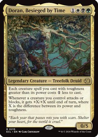 Doran, Besieged by Time (ECL-215) - Lorwyn Eclipsed