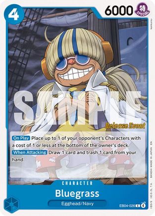 Bluegrass (EB04-026) - The Azure Sea's Seven Release Event Cards