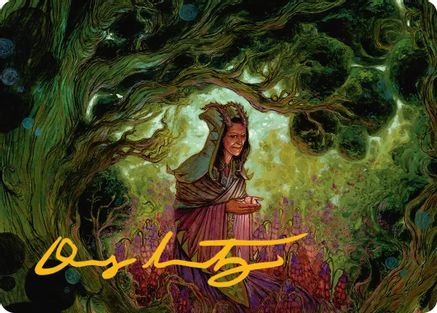 Bloom Tender Art Card (Gold-Stamped Signature) (ASECL-041) - Art Series: Lorwyn Eclipsed