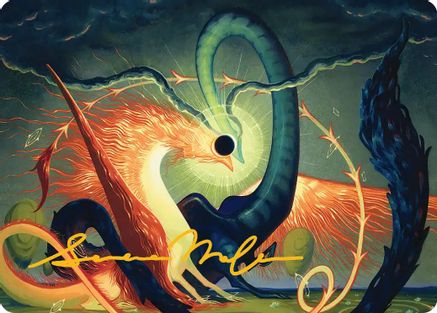 Celestial Reunion Art Card (42/54) (Gold-Stamped Signature) (ASECL-042) - Art Series: Lorwyn Eclipsed