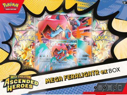 Pokemon: Ascended Heroes Mega Feraligatr ex Box