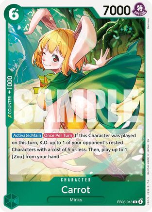 Carrot (EB03-013) - Extra Booster: One Piece Heroines Edition Foil