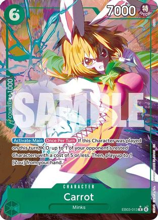 Carrot (Alternate Art) (EB03-013) - Extra Booster: One Piece Heroines Edition Foil