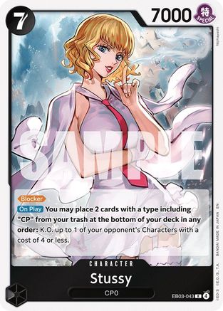 Stussy (EB03-043) - Extra Booster: One Piece Heroines Edition Foil