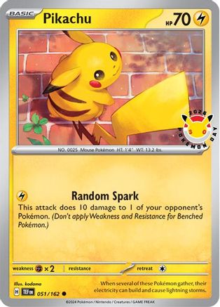Pikachu (Pokemon Day 2026) 051 - Miscellaneous Cards & Products Holofoil