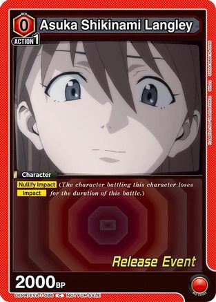 Asuka Shikinami Langley (086) (UEPR/EVA-1-086) - UE15BT Evangelion New Theatrical Edition Release Event Cards
