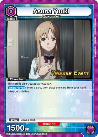 Asuna Yuuki (UEPR/SAO-2-055) - UEX06BT Sword Art Online Vol2 Release Event Cards