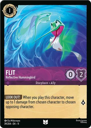 Flit - Reflective Hummingbird (39/204) - Winterspell Cold Foil