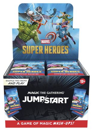 Magic: The Gathering: Marvel Super Heroes - Jumpstart Booster Display