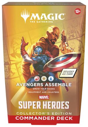 Magic: The Gathering: Marvel Super Heroes Commander Deck - Avengers Assemble (Collector's Edition)
