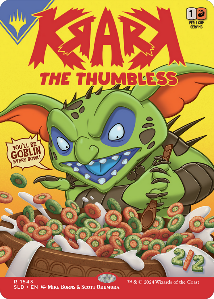 Krark, the Thumbless // Krark, the Thumbless (SLD-1543) - Secret Lair Drop (Borderless)