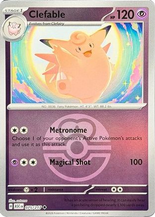 Clefable (Love Ball) 075