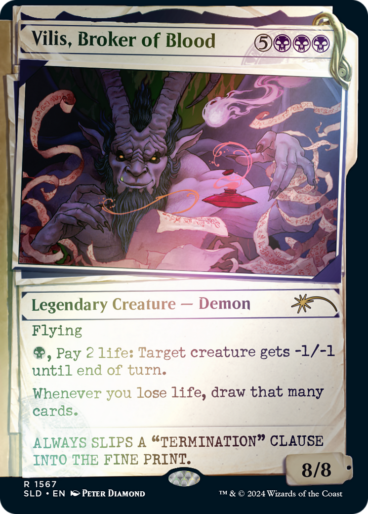 Vilis, Broker of Blood (SLD-1567★) - Secret Lair Drop: (Showcase) Foil