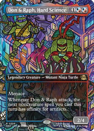 Don & Raph, Hard Science (Borderless) (TMT-205) - Teenage Mutant Ninja Turtles