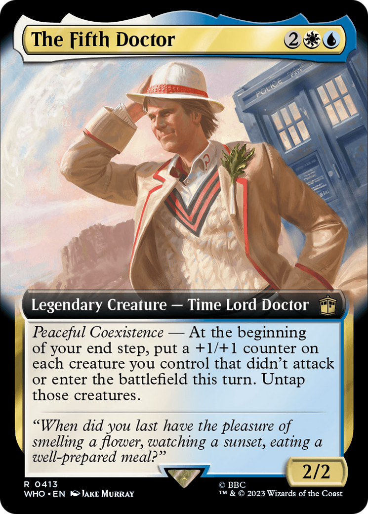The Fifth Doctor (WHO-413) - Doctor Who: (Extended Art)