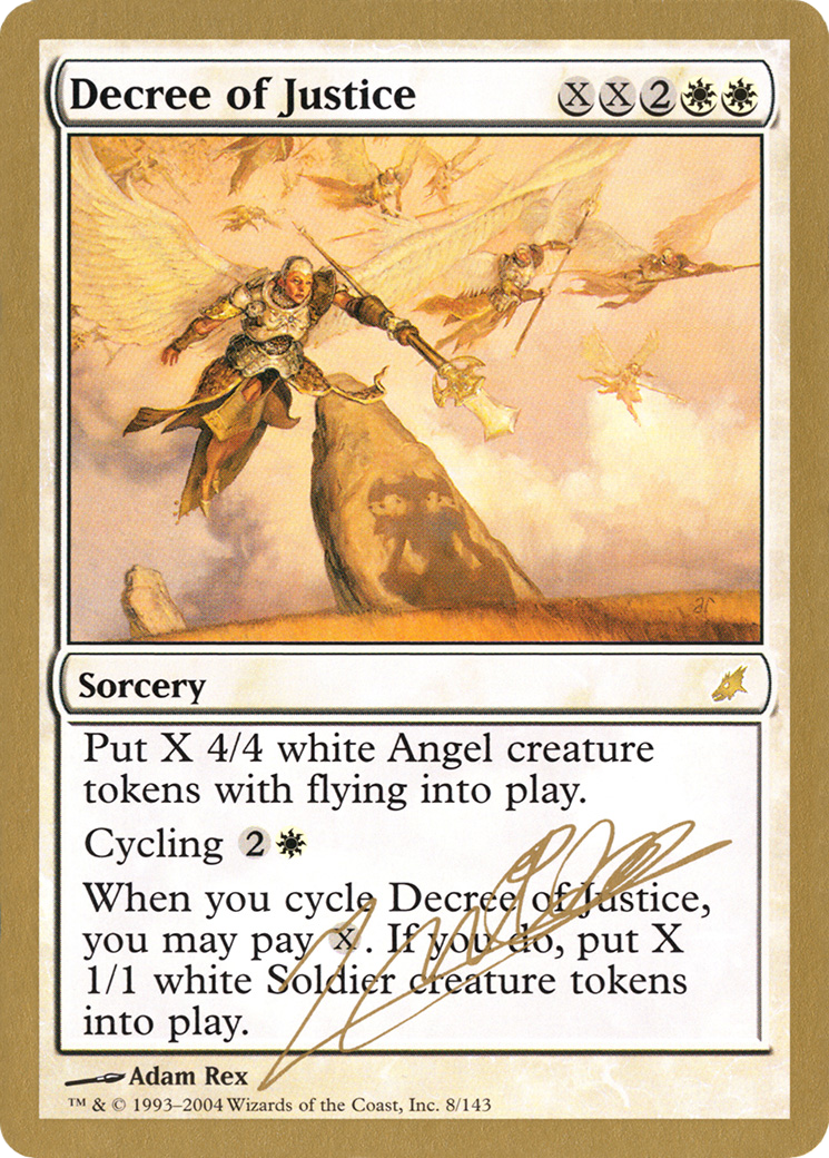 Decree of Justice (WCD-) - World Championship Decks 2004