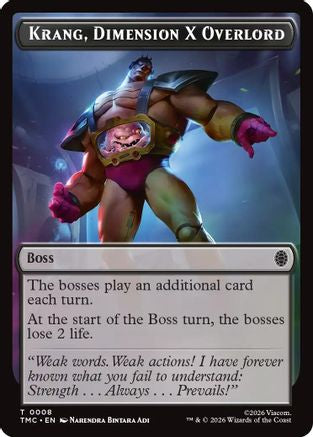 Krang, Dimension X Overlord (TMC-008) - Commander: Teenage Mutant Ninja Turtles