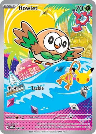 Rowlet 043 - ME Mega Evolution Promo Holofoil
