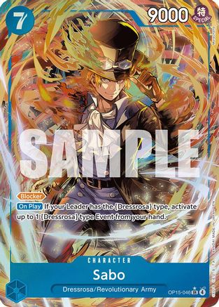 Sabo (Alternate Art) (OP15-046) - Adventure on Kami's Island Foil