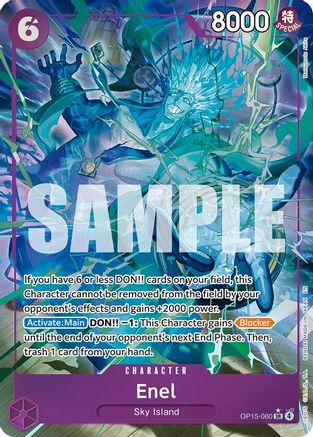 Enel (OP15-060) (Alternate Art) (OP15-060) - Adventure on Kami's Island Foil