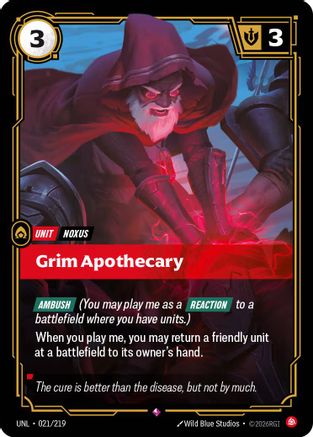 Grim Apothecary (021/219) - Unleashed Foil