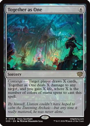 Together as One (SOS-004) - Secrets of Strixhaven Foil