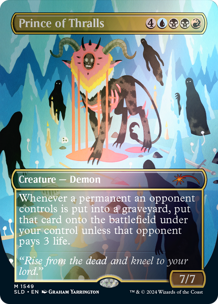 Prince of Thralls (SLD-1549★) - Secret Lair Drop (Borderless) Foil