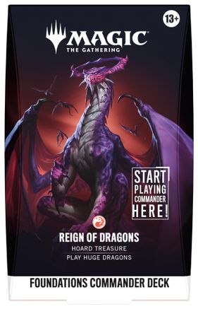 Magic: The Gathering: Foundations Commander Deck - Reign of Dragons
